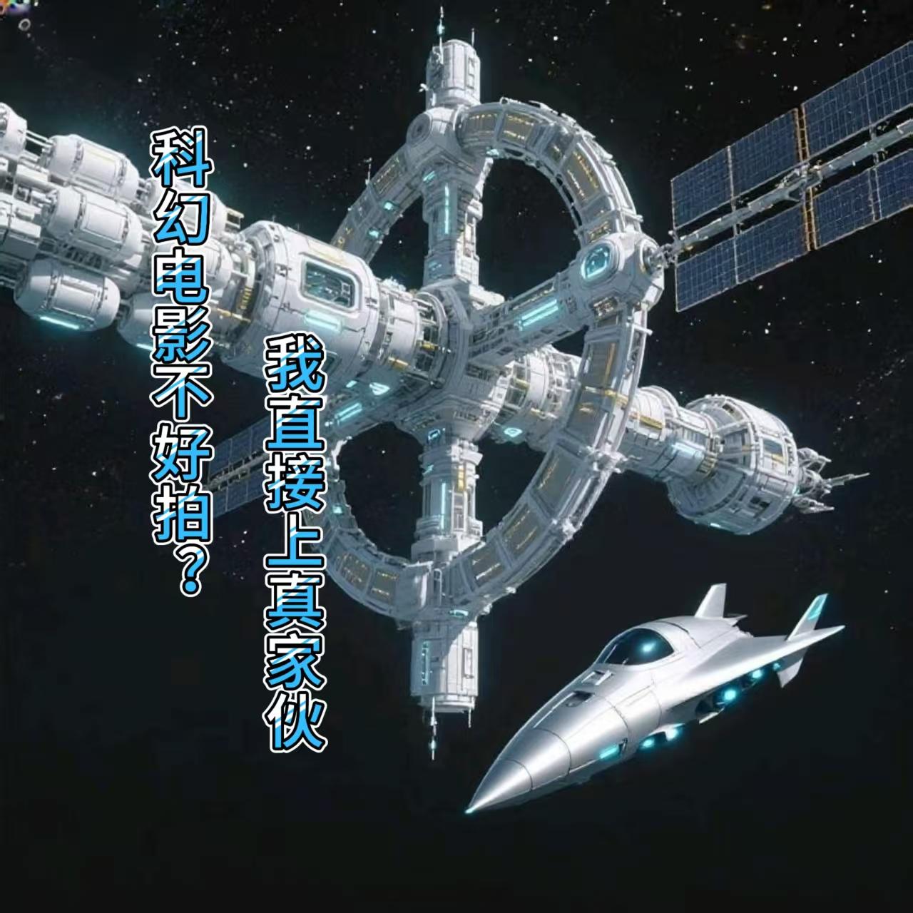 科幻电影不好拍?我直接上真家伙